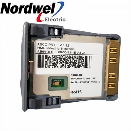 ABB | DSQC688 3HAC031670-001 | ProfiNet Board
